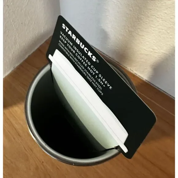 Starbucks 2024 Vacuum Insulated Cup Sleeve 16 Oz NWT - Picture 3 of 4